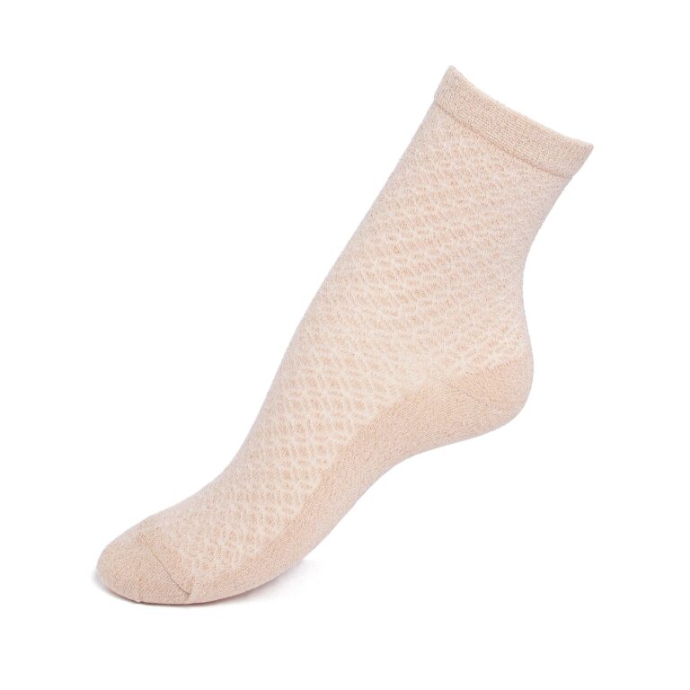 Maison Broussaud - Les Ajourées - chaussette femme - coton rose