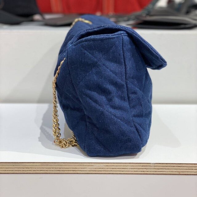 Maison Mallow - Sac à bandoulière en jean matelassé Audrey