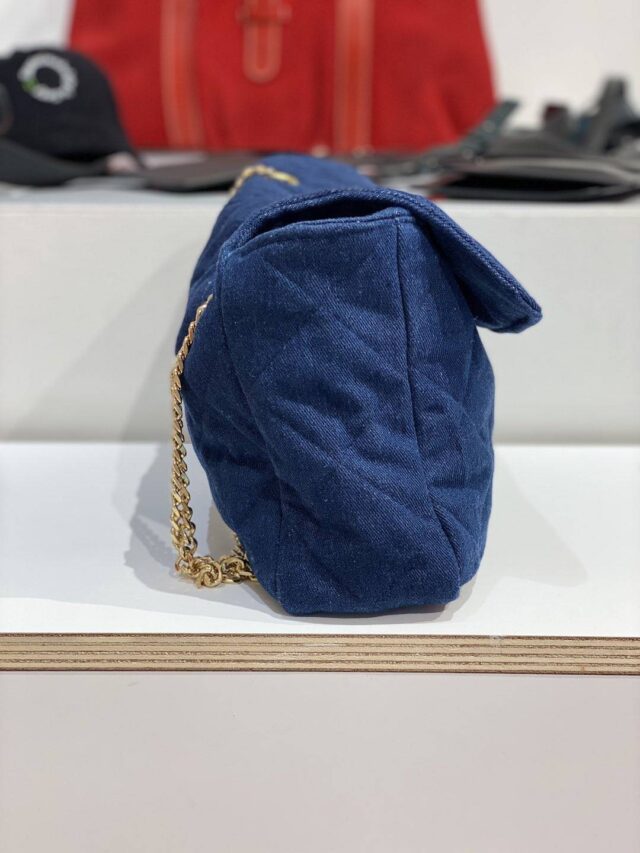 Maison Mallow - Sac à bandoulière en jean matelassé Audrey