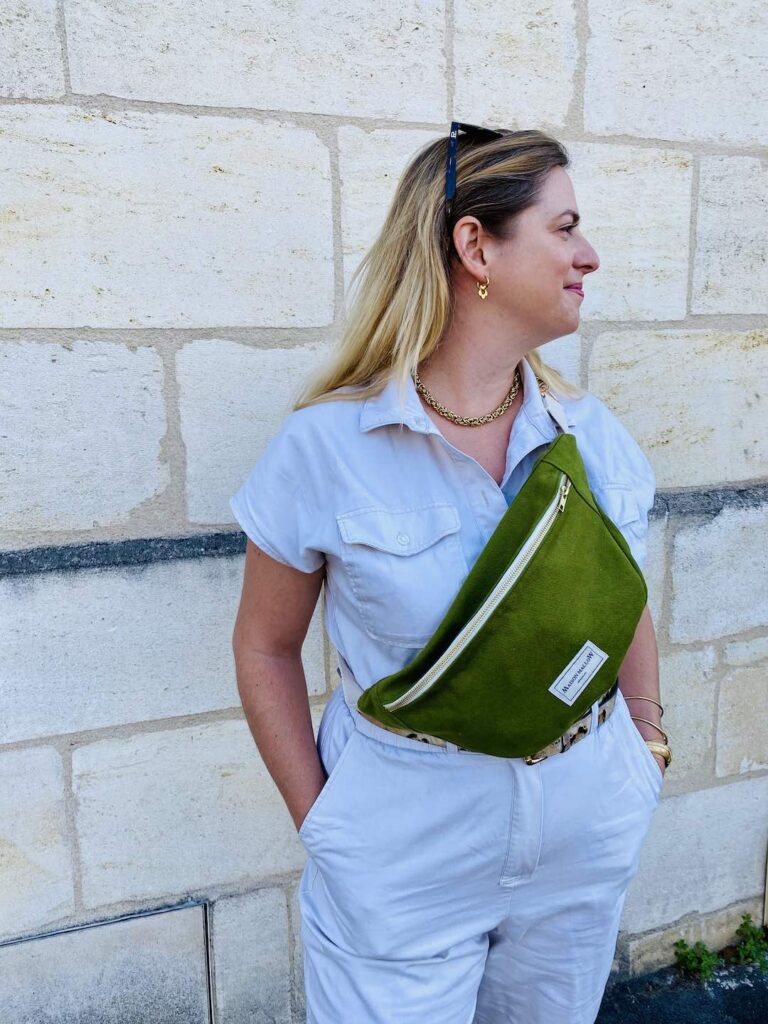 Maison Mallow - Sac Banane Vert Mousse