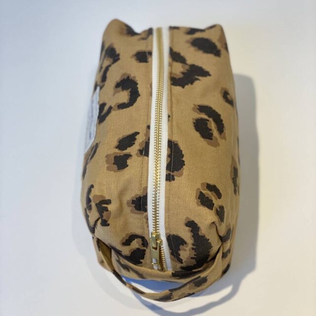 Maison Mallow - Trousse de Toilette Léopard Camel