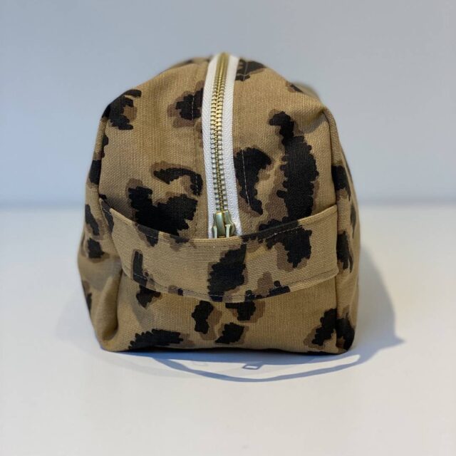 Maison Mallow - Trousse de Toilette Léopard Camel