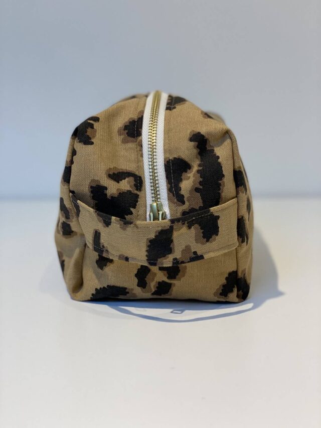 Maison Mallow - Trousse de Toilette Léopard Camel