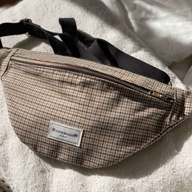 Maison Mallow - Sac Banane William marron et beige