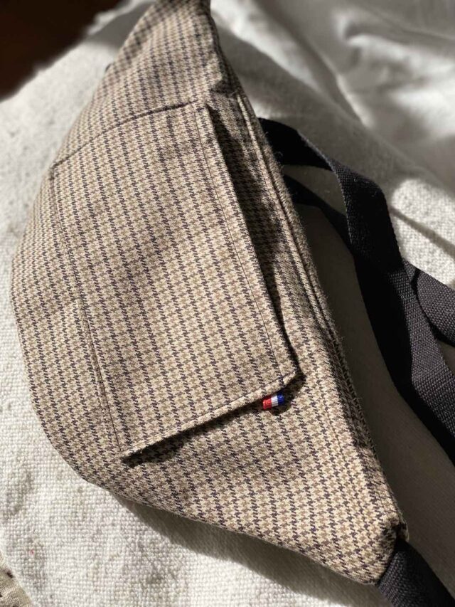 Maison Mallow - Sac Banane William marron et beige