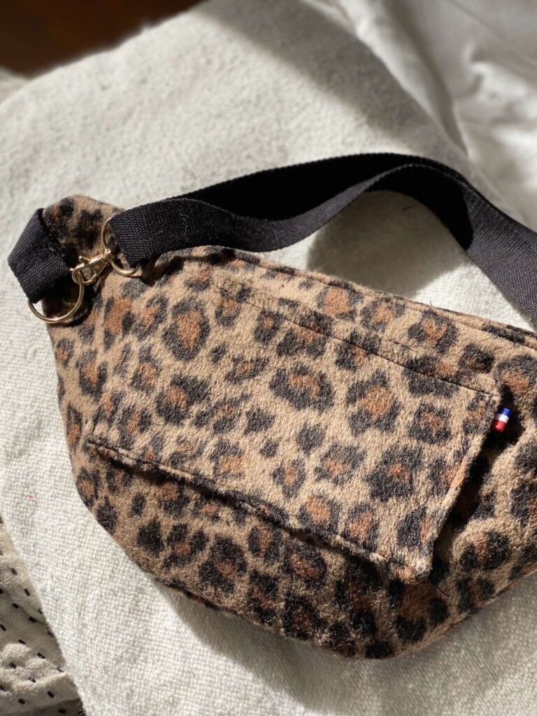 Maison Mallow - Sac Banane Léopard en laine