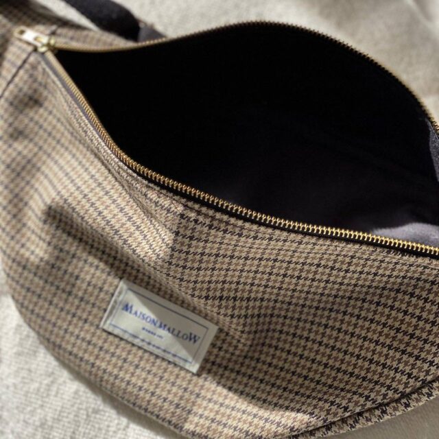 Maison Mallow - Sac Banane William marron et beige