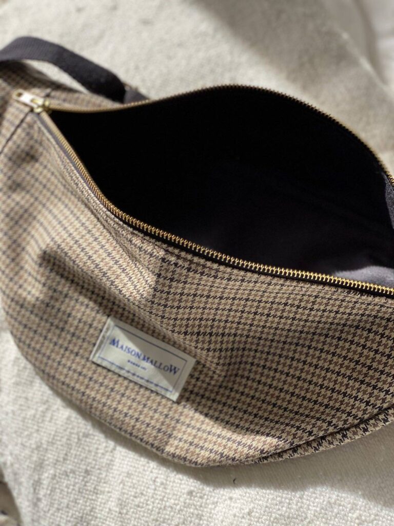 Maison Mallow - Sac Banane William marron et beige