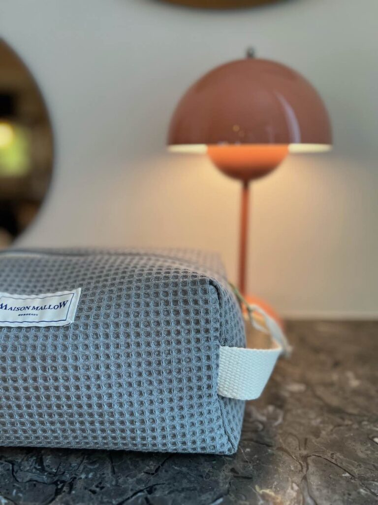 Maison Mallow - Trousse de Toilette Grise