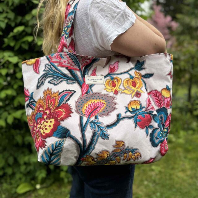 Maison Mallow - Sac Cabas Medium à Fleurs