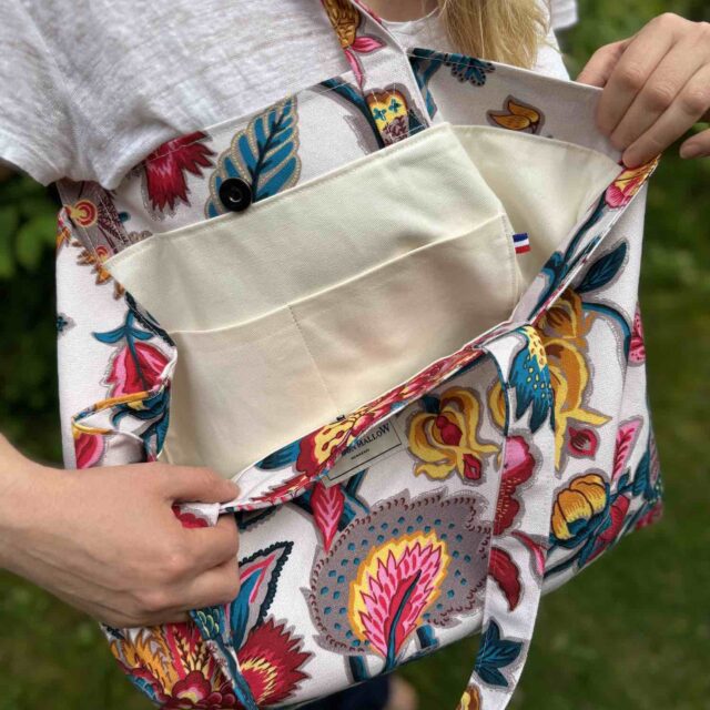 Maison Mallow - Sac Cabas Medium à Fleurs