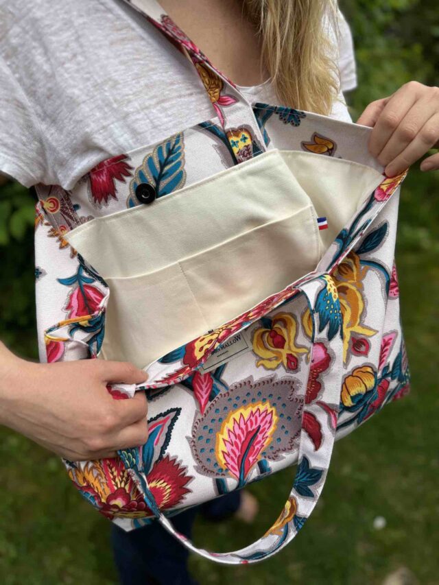 Maison Mallow - Sac Cabas Medium à Fleurs