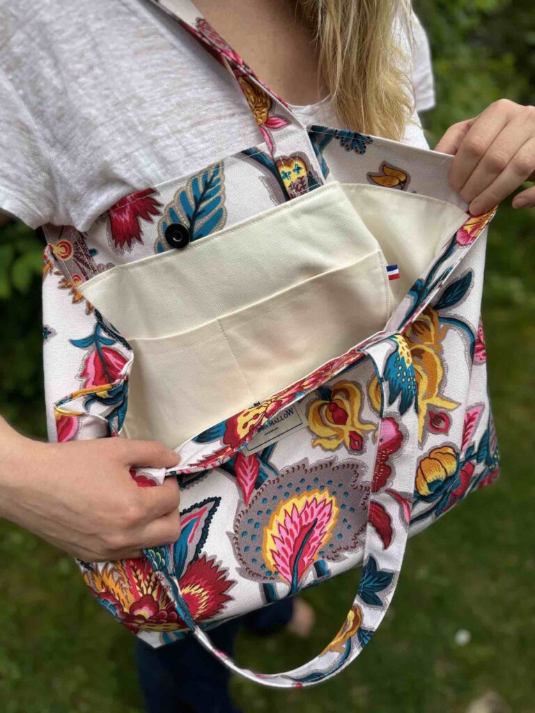 Maison Mallow - Sac Cabas Medium à Fleurs