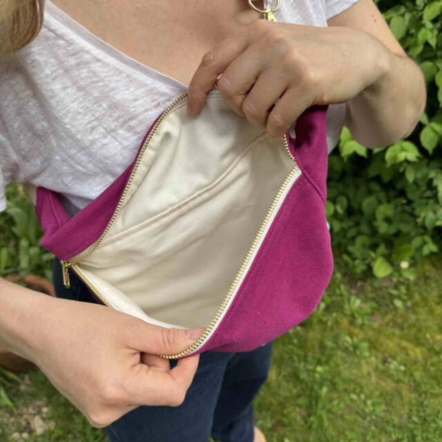 Maison Mallow - Sac Banane Rose Fuchsia