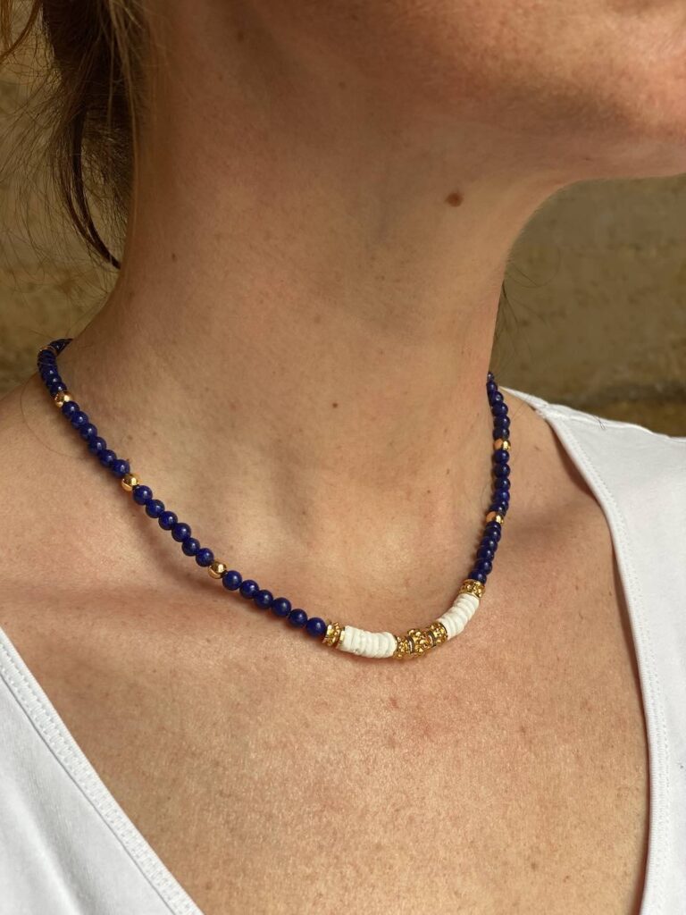 Maison Mallow - Collier Dakota en Lapis Lazuli