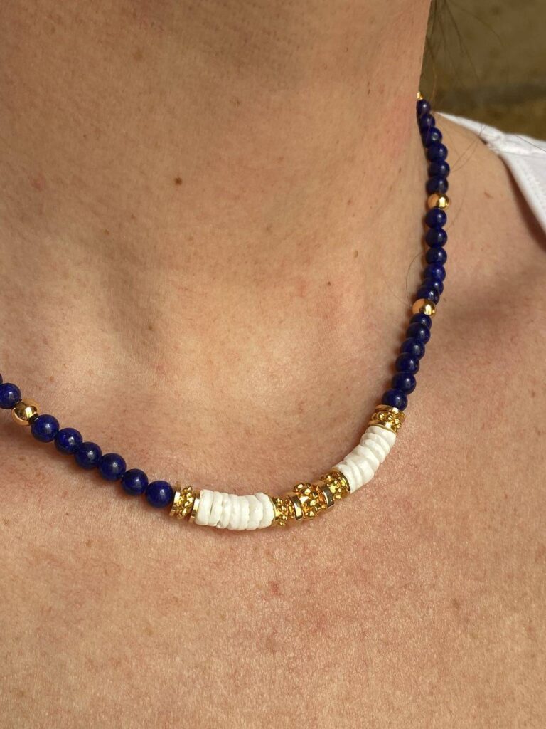 Maison Mallow - Collier Dakota en Lapis Lazuli