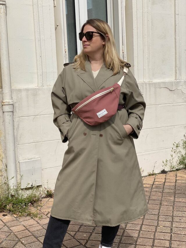 Maison Mallow - Sac Banane vieux rose