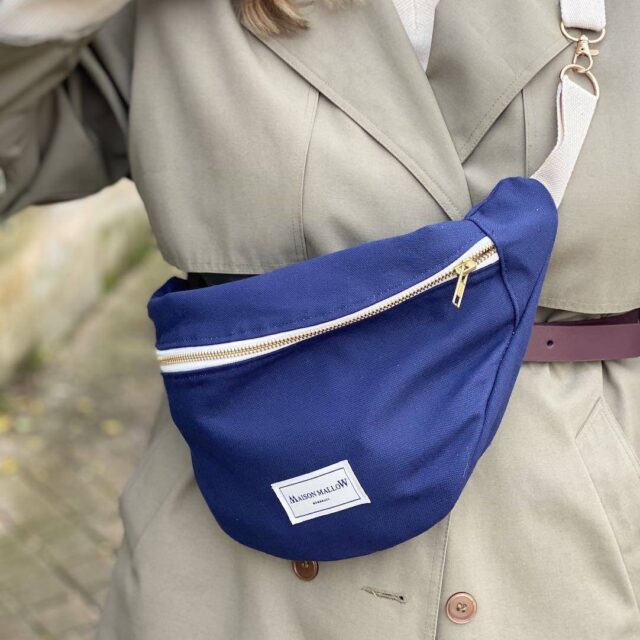 Maison Mallow - Sac Banane Bleu Marine