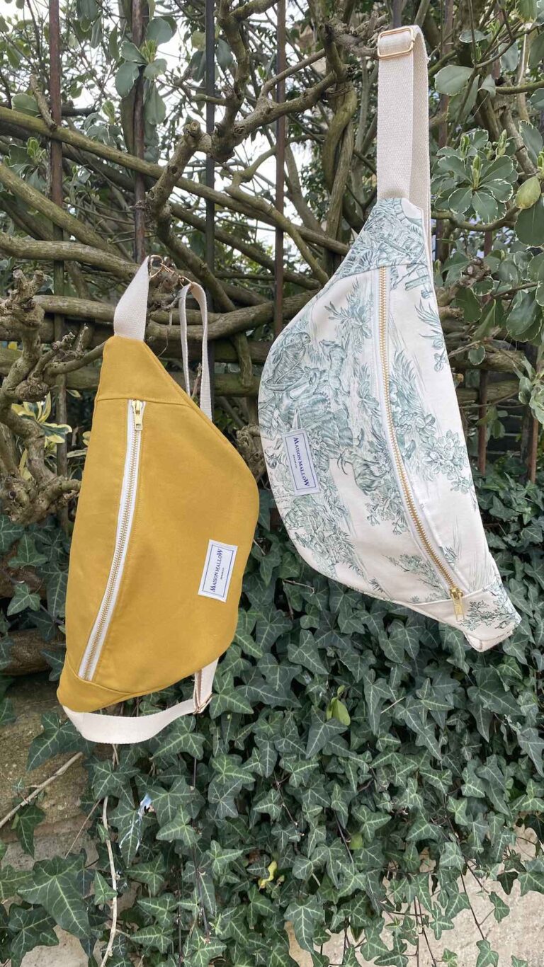 Maison Mallow - Sac Banane Ray Jaune Curry