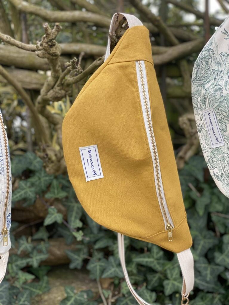 Maison Mallow - Sac Banane Ray Jaune Curry