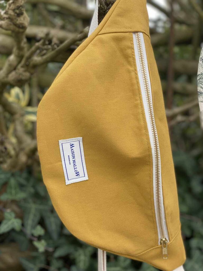 Maison Mallow - Sac Banane Ray Jaune Curry