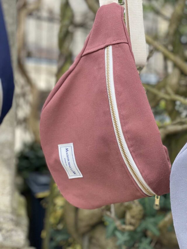 Maison Mallow - Sac Banane vieux rose