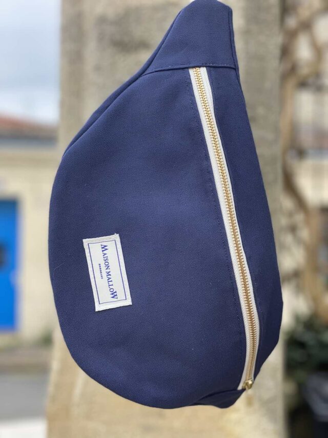 Maison Mallow - Sac Banane Bleu Marine