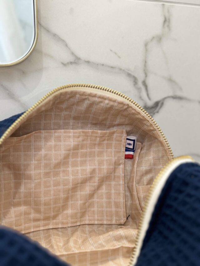 Maison Mallow - Trousse de Toilette Bleu Marine