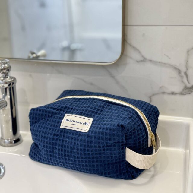 Maison Mallow - Trousse de Toilette Bleu Marine