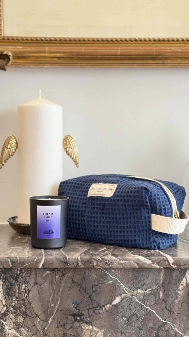 Maison Mallow - Trousse de Toilette Bleu Marine
