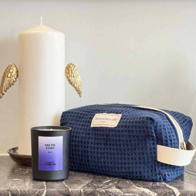 Maison Mallow - Trousse de Toilette Bleu Marine