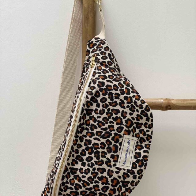 Maison Mallow - Sac Banane Léopard