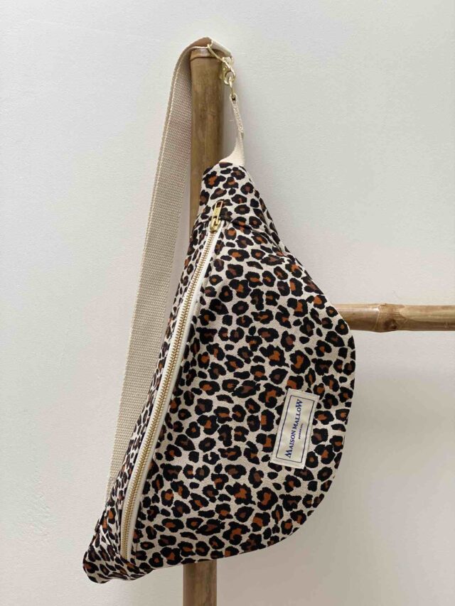 Maison Mallow - Sac Banane Léopard