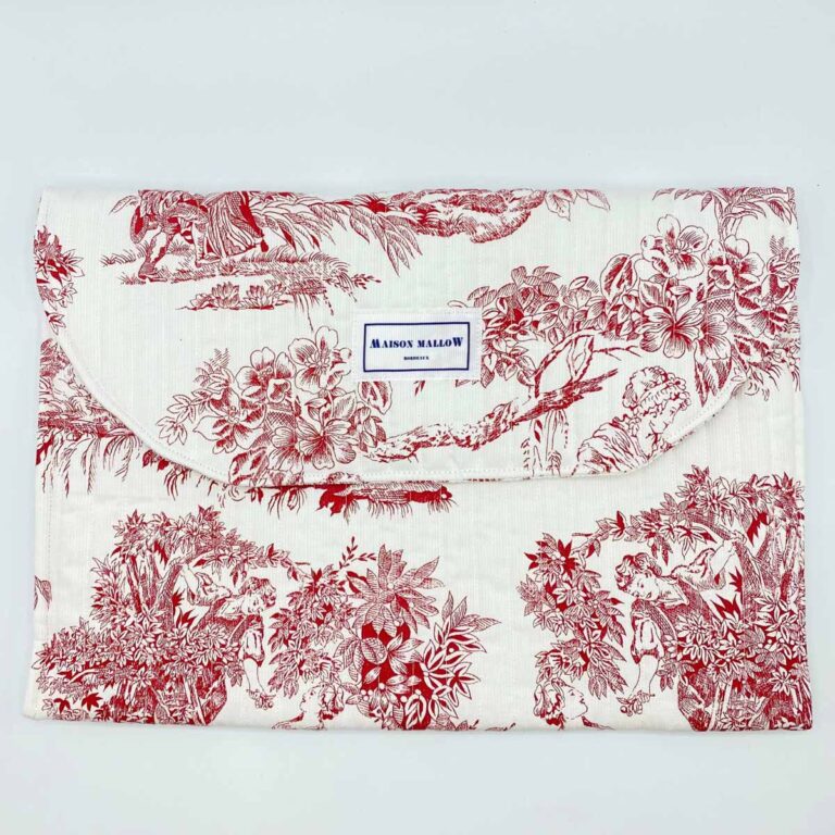 Maison Mallow - Pochette matelassée Toile de Jouy