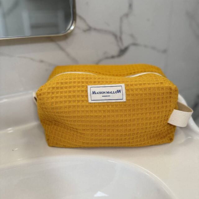 Maison Mallow - Trousse de Toilette Jaune Curry