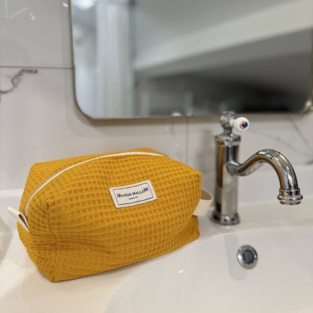 Maison Mallow - Trousse de Toilette Jaune Curry