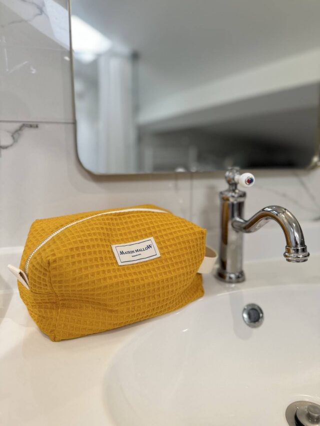 Maison Mallow - Trousse de Toilette Jaune Curry