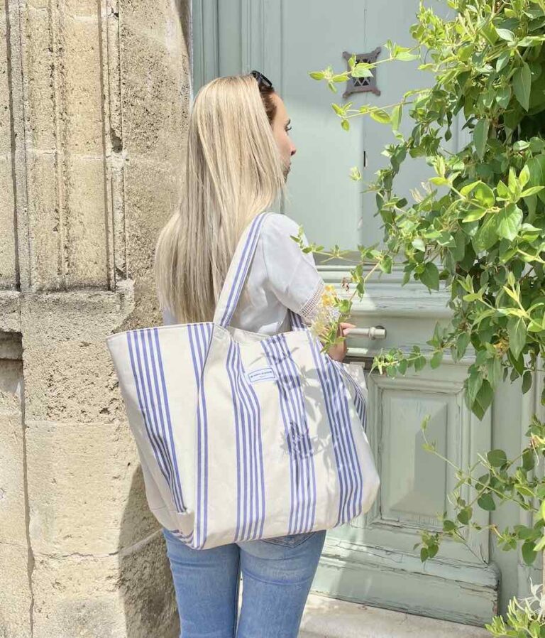 Maison Mallow - Sac Cabas à rayures – Le Basque XXL