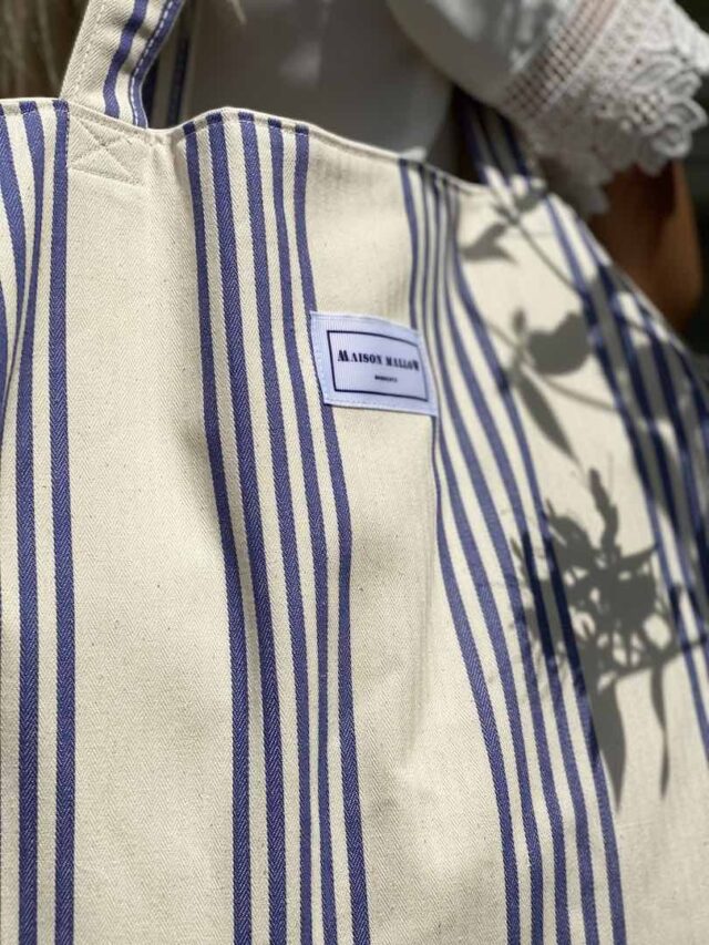 Maison Mallow - Sac Cabas à rayures – Le Basque XXL
