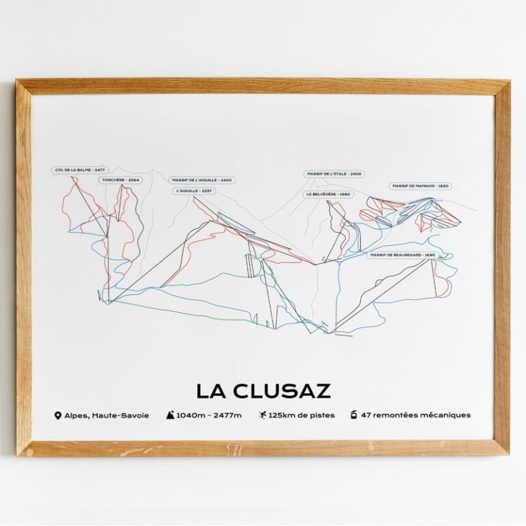 The Post Trace - Affiche Station La Clusaz