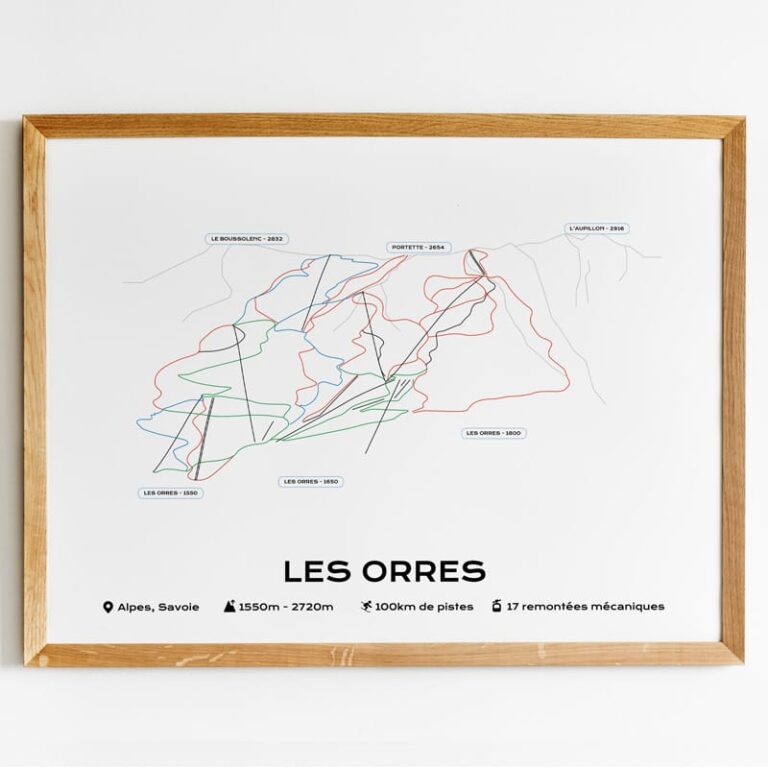 The Post Trace - Affiche Station Les Orres