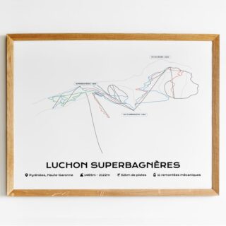 The Post Trace - Affiche Station Luchon-Superbagnères