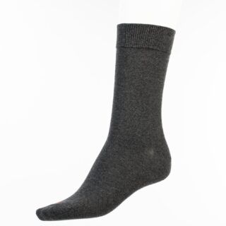 Maison Broussaud - Les unies – chaussettes homme – coton anthracite