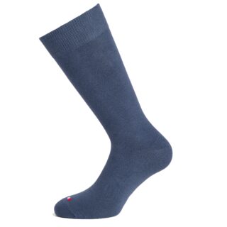 Maison Broussaud - Les unies – chaussettes homme – coton bleu