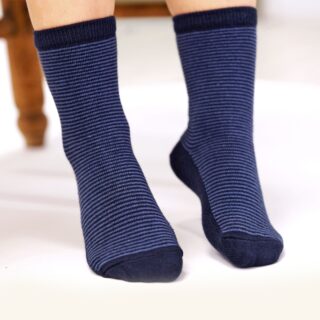 Maison Broussaud - Les Millerayes – chaussette enfant – coton marine
