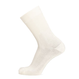 Maison Broussaud - Les côtelées fines – chaussettes homme – coton écru