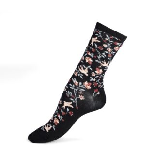 Maison Broussaud - Les Aubussonaises – chaussettes femme – coton noir