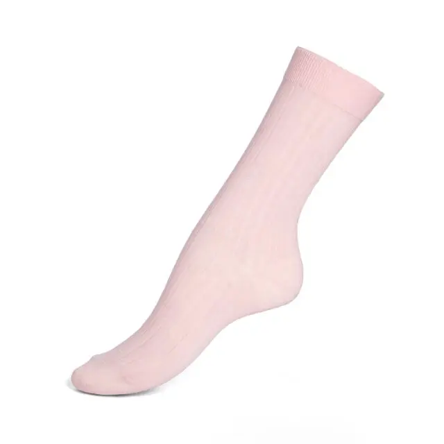 Maison Broussaud - Les Côtes – chaussette femme – coton rose