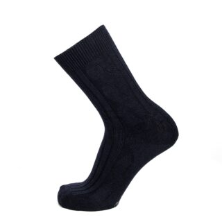 Maison Broussaud - Les Torsades – chaussettes homme – laine marine