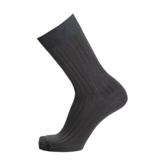Maison Broussaud - Les fils d’Ecosse – chaussettes homme – coton anthracite